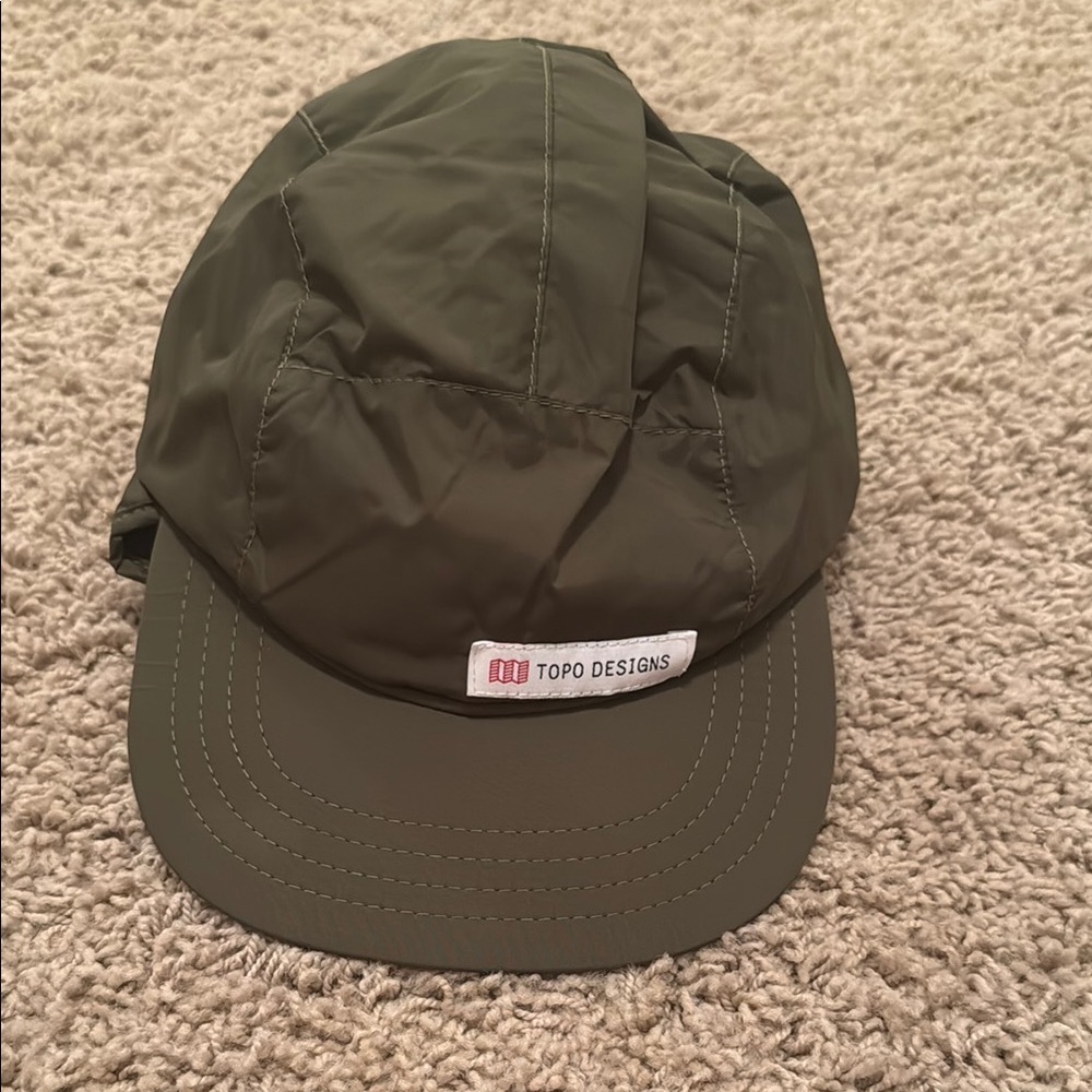Topo Designs Olive Green Cap